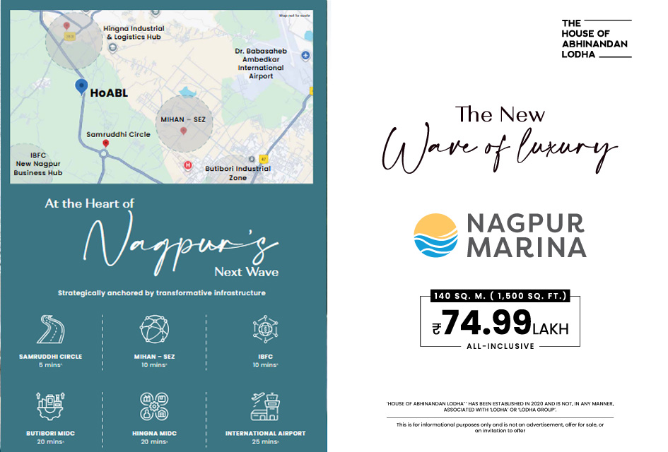 Nagpur Marina – Waterfront Lifestyle Plots from ?74.99 Lakh | Luxury Living by HoABL